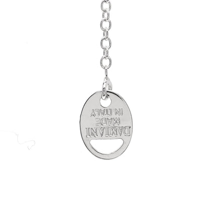 Damiani 18K White Gold Diamond Ruby Belle Opaque Pendant Necklace 6 of 7