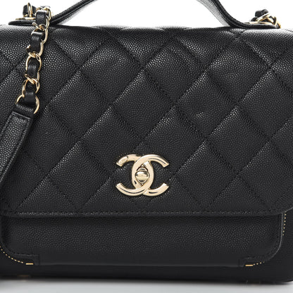 Chanel Caviar Quilted Medium Business Affinity Flap Black 8 of 13