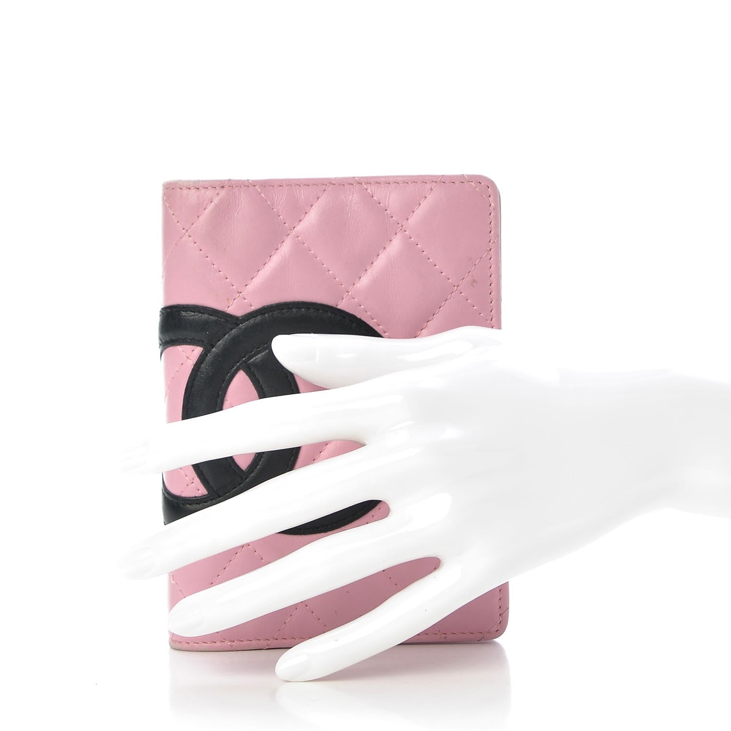 Chanel Calfskin Quilted Small Cambon Agenda Planner Pink 2 of 16