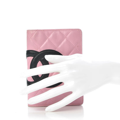 Chanel Calfskin Quilted Small Cambon Agenda Planner Pink 2 of 16