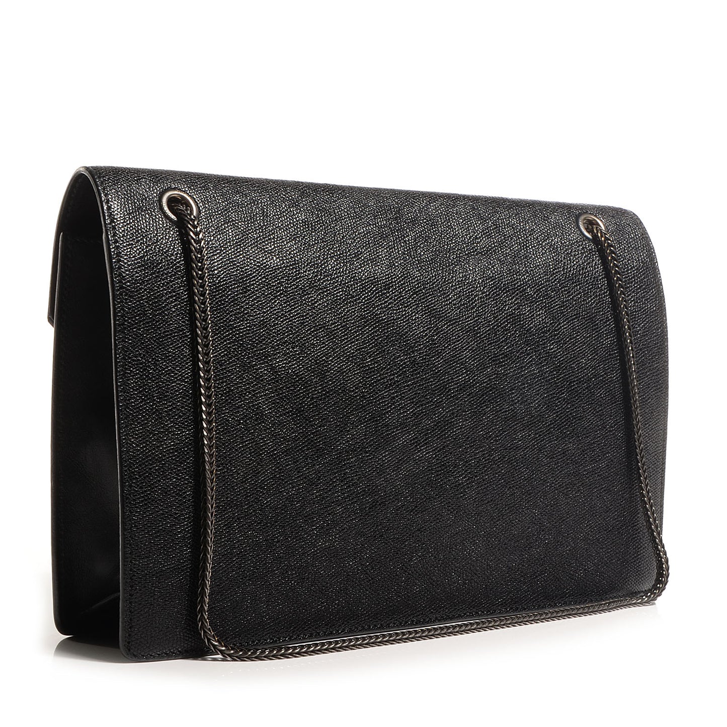 Grained Leather Medium Betty Black