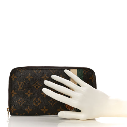Louis Vuitton Monogram Groom Zippy Organizer Wallet Green 2 of 12