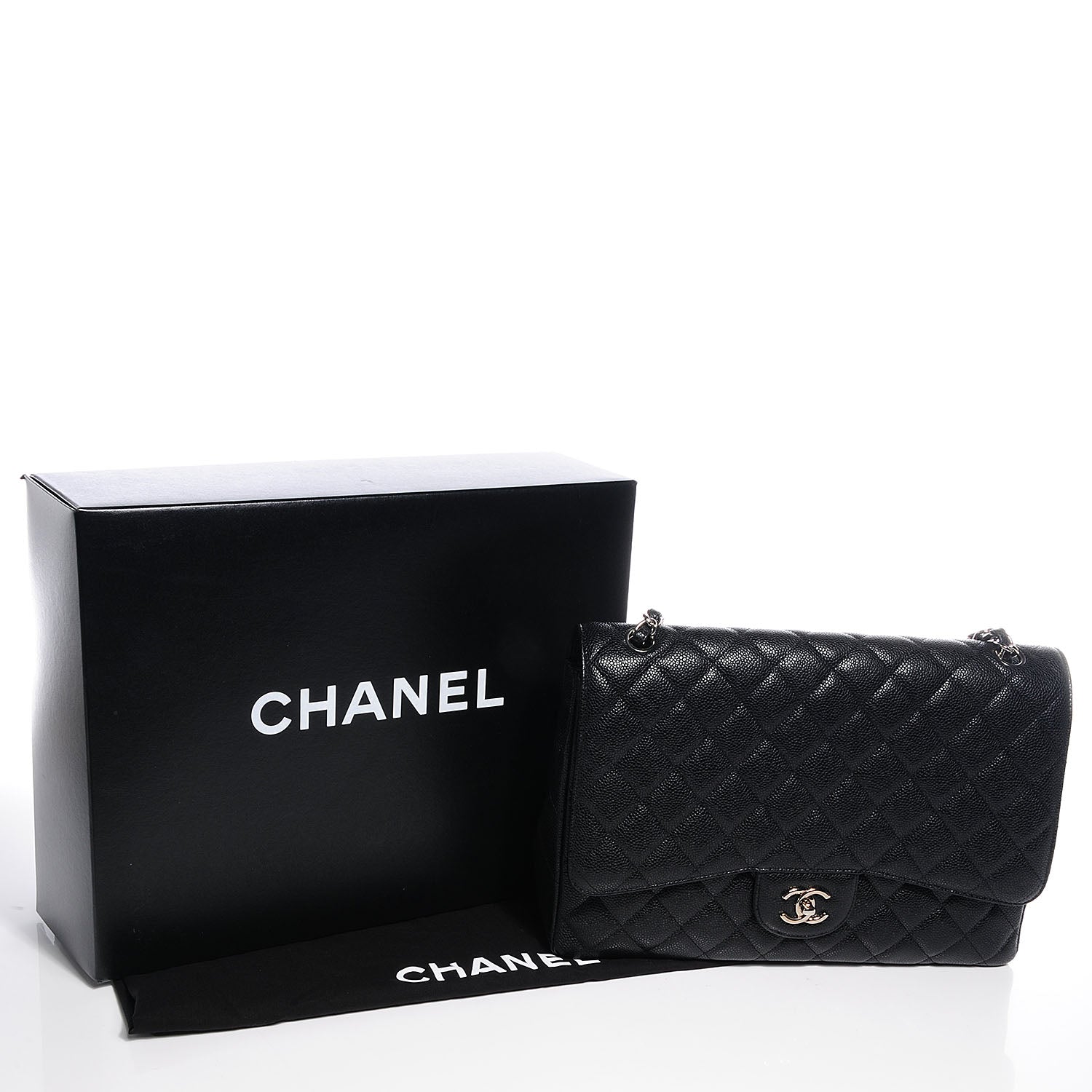 Chanel Caviar Maxi Single Flap Black 5 of 9