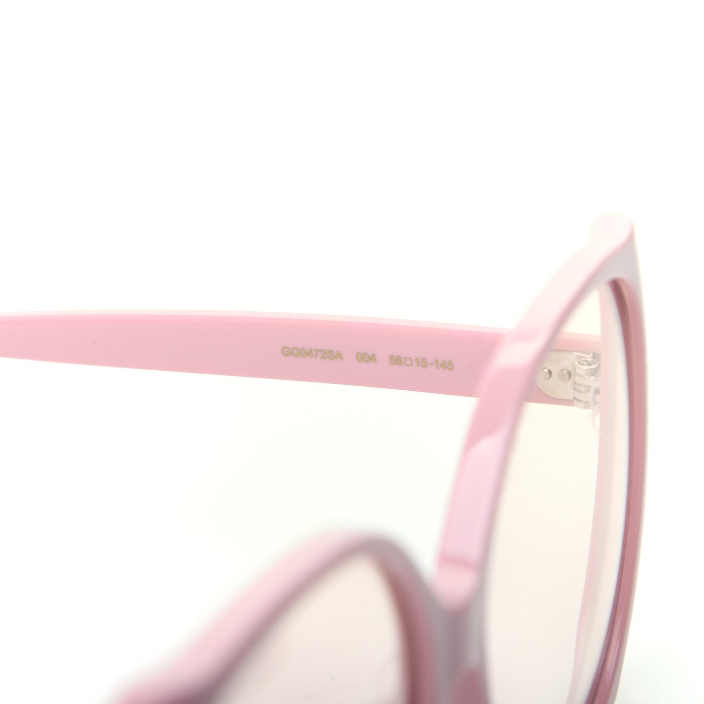 Acetate Oversize Square GG0472S Sunglasses Pink