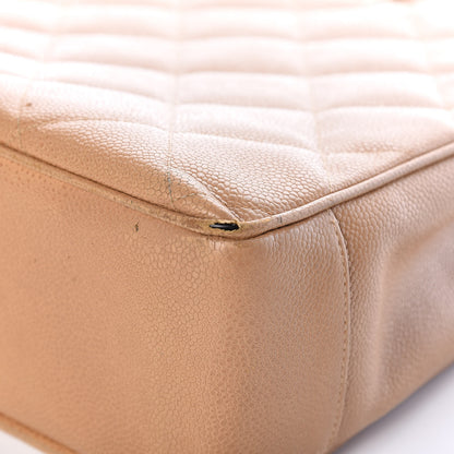 Chanel Caviar Quilted Tote Beige 11 of 14
