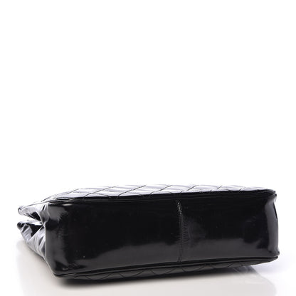 Chanel Patent Quilted Tote Black 4 of 14