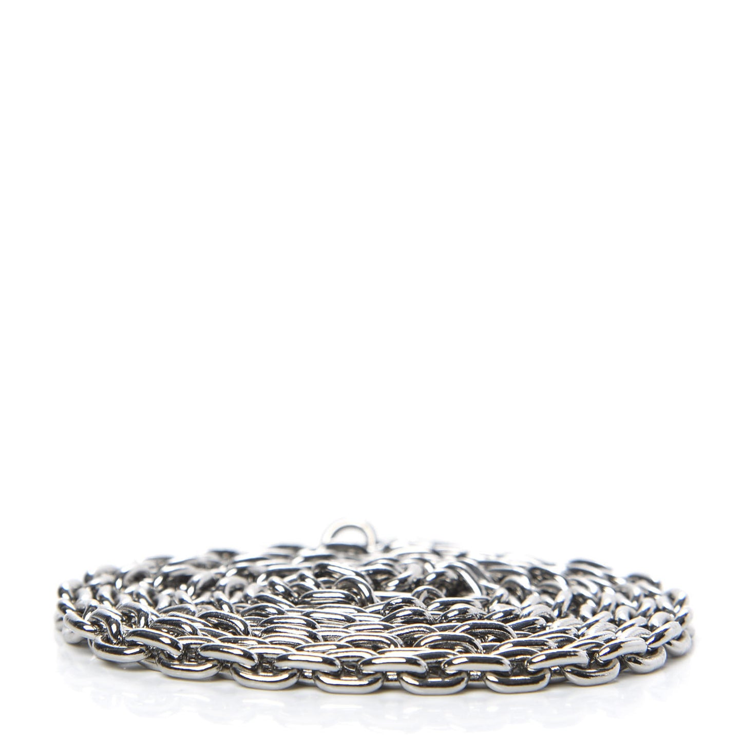 Epi Trunk Wallet Chain Shoulder Strap Silver
