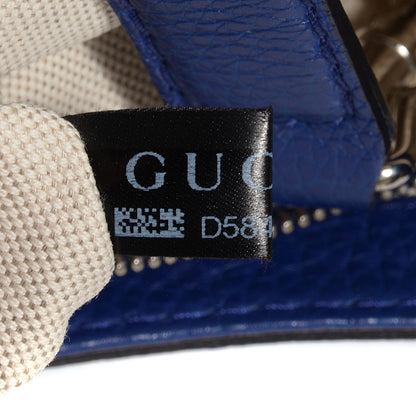 Gucci Calfskin Embellished Large New Jackie Hobo Blue 8 of 9