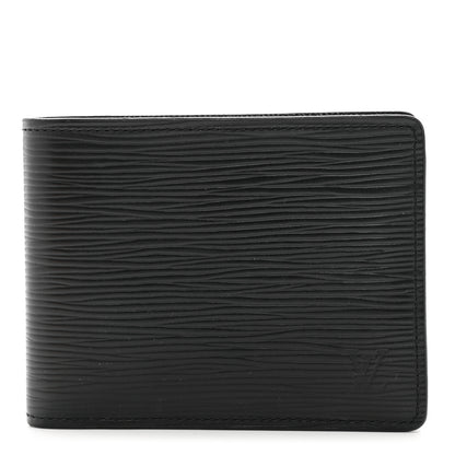 Louis Vuitton Epi Slender Wallet Black 1 of 8