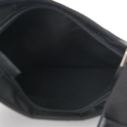 Prada Nylon Vela Flat Messenger Bag Black 10 of 14