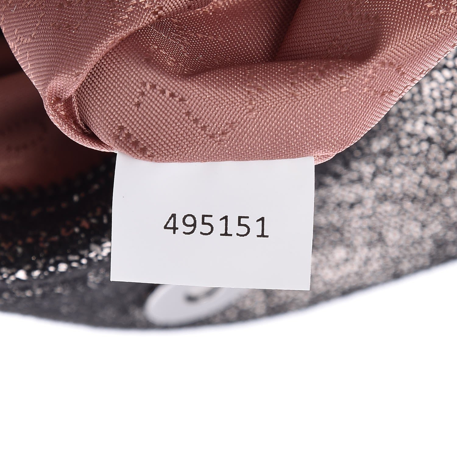 Stella McCartney Chamois Shiny Dotted Falabella Fold Over Tote Ruthenium 7 of 7