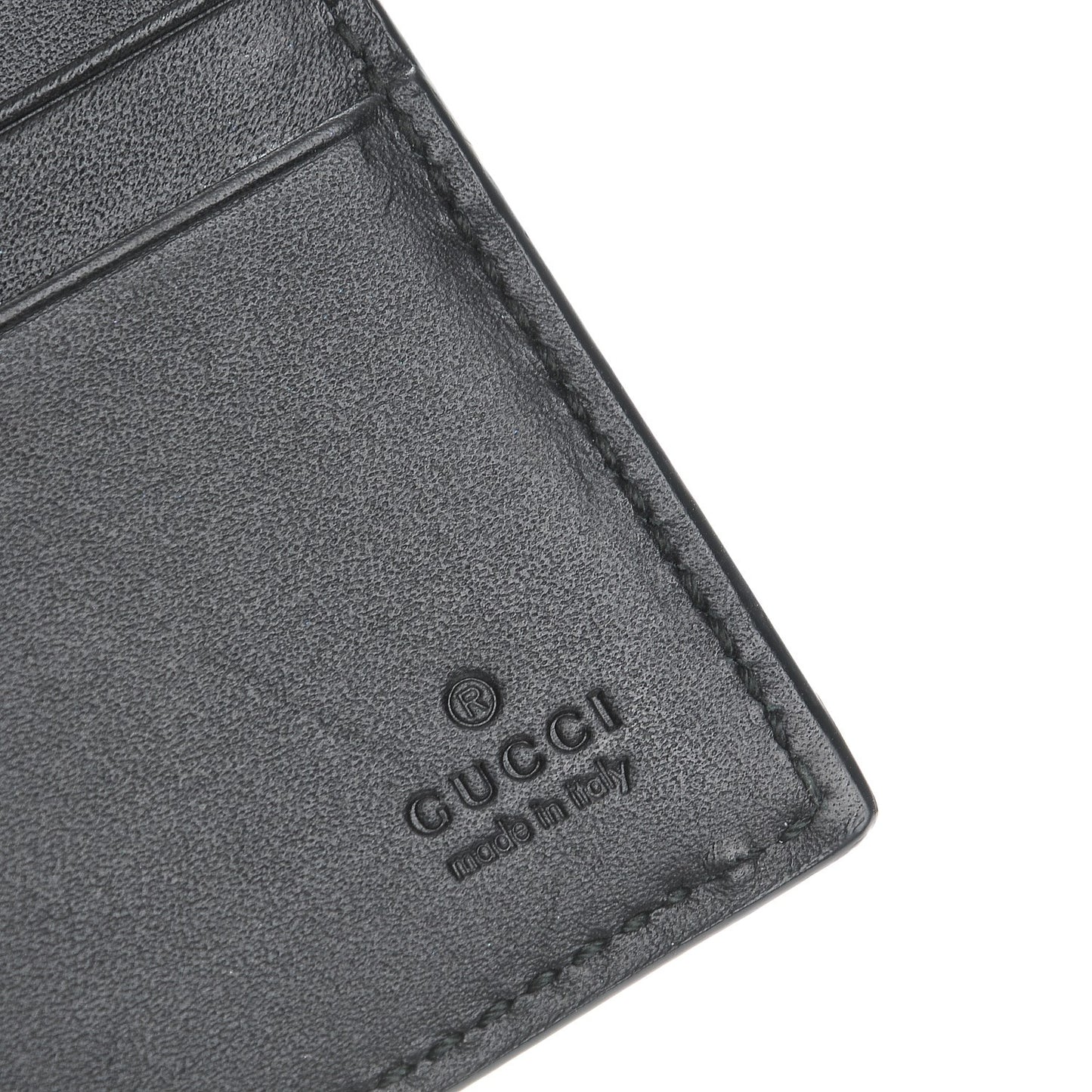 GG Supreme Monogram Blooms Bi-Fold Wallet Beige New Military Black