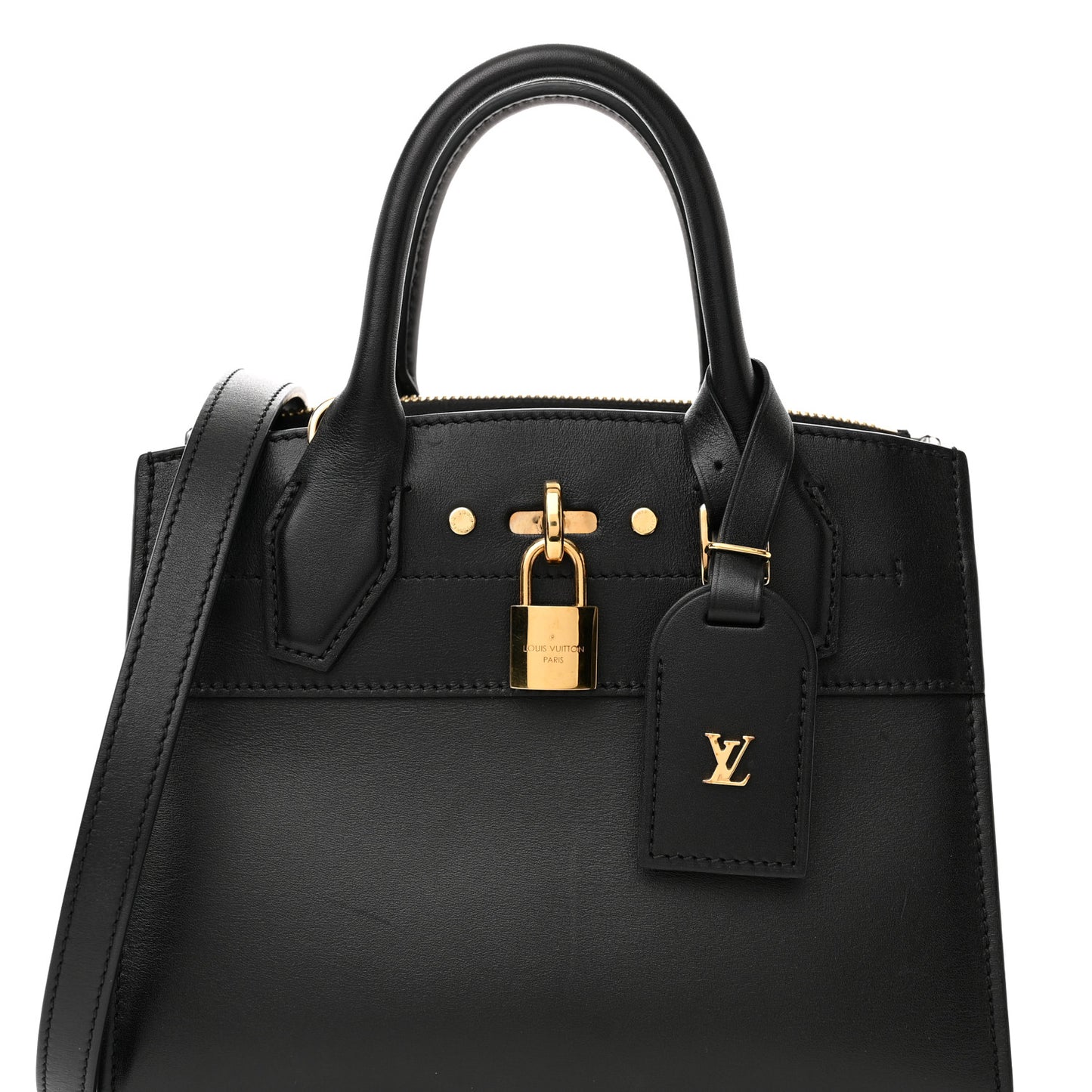 Calfskin City Steamer Mini Black