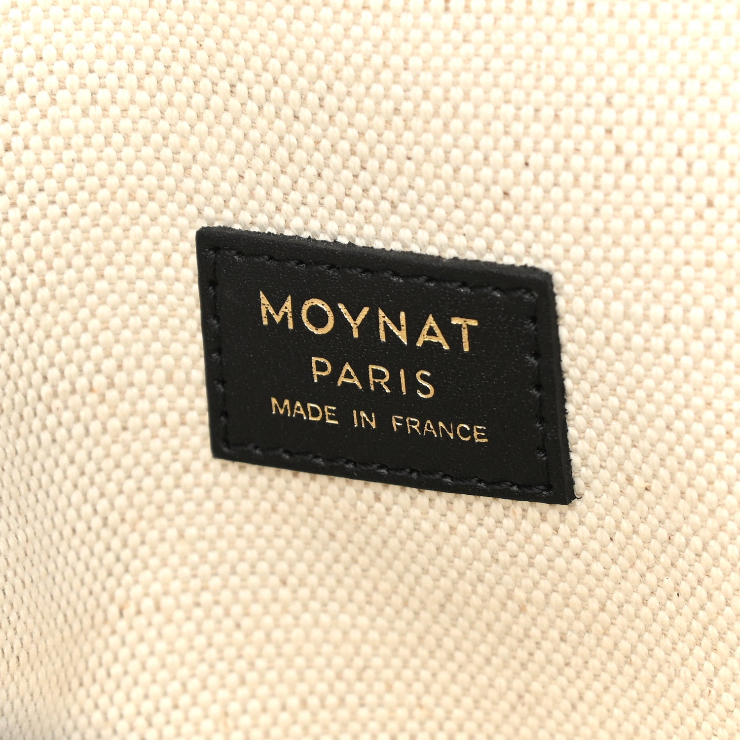 Moynat Grained Calfskin Canvas 1920 Oh! Tote Ruban GM Carbon Bronze 6 of 12