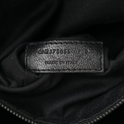 Saint Laurent Crinkled Calfskin Matelasse Monogram Medium Niki Chain Satchel Black 7 of 14