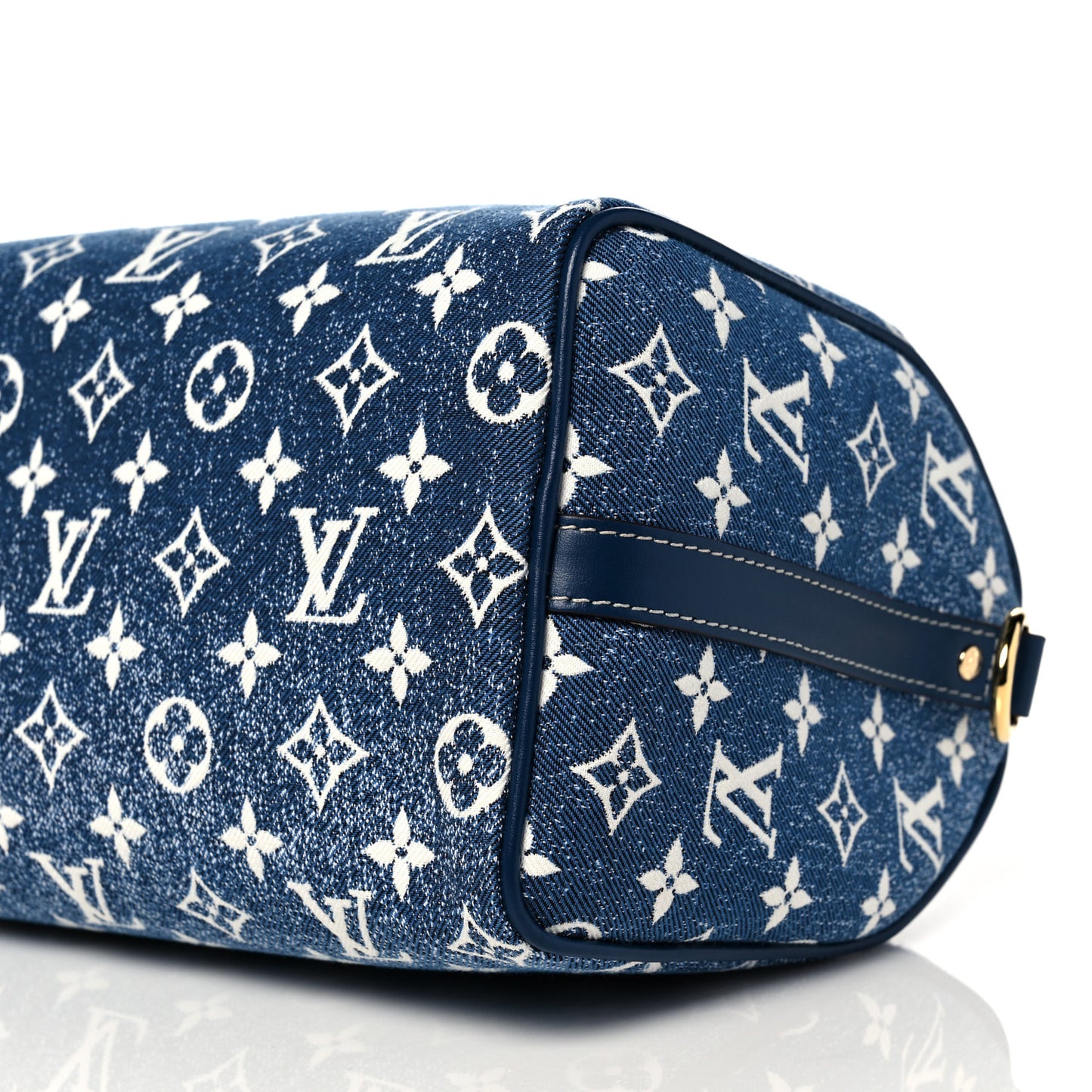 Monogram Jacquard Denim Speedy Bandouliere 25 Bleu