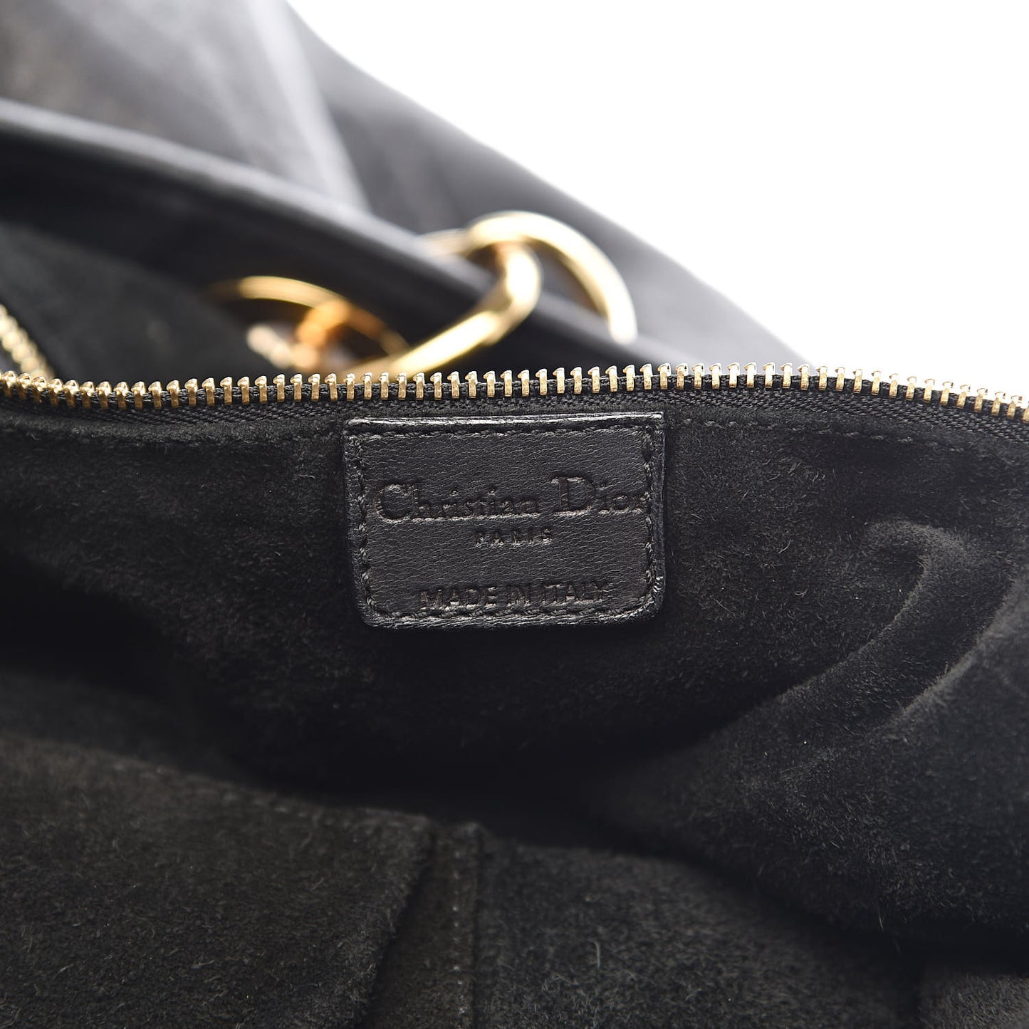 Lambskin Cannage Large Dior Soft Shopping Tote Black