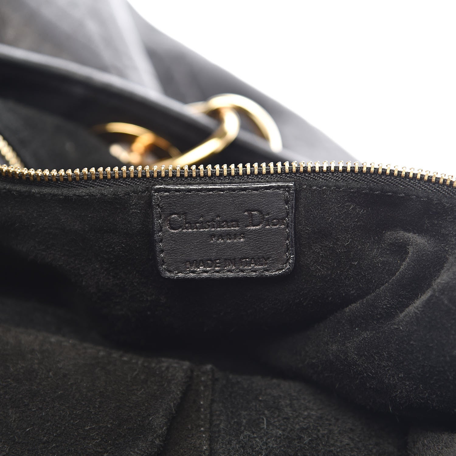Christian Dior Lambskin Cannage Large Dior Soft Shopping Tote Black 6 of 12