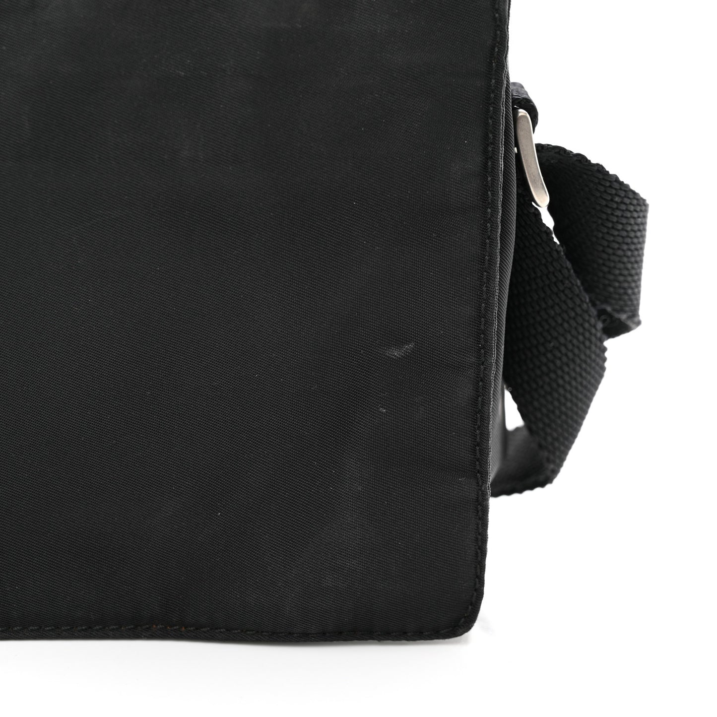 Tessuto Nylon Sport Shoulder Bag Black