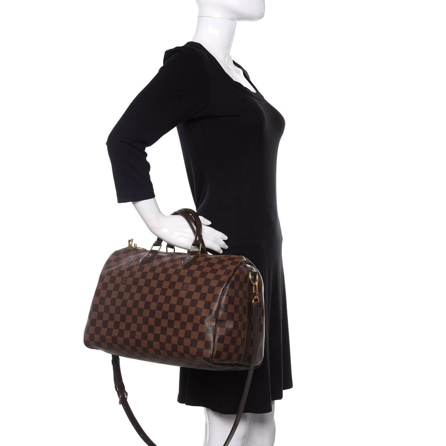 Damier Ebene Speedy Bandouliere 35
