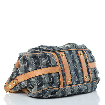 Louis Vuitton Denim Raye Porte Epaule MM 4 of 16