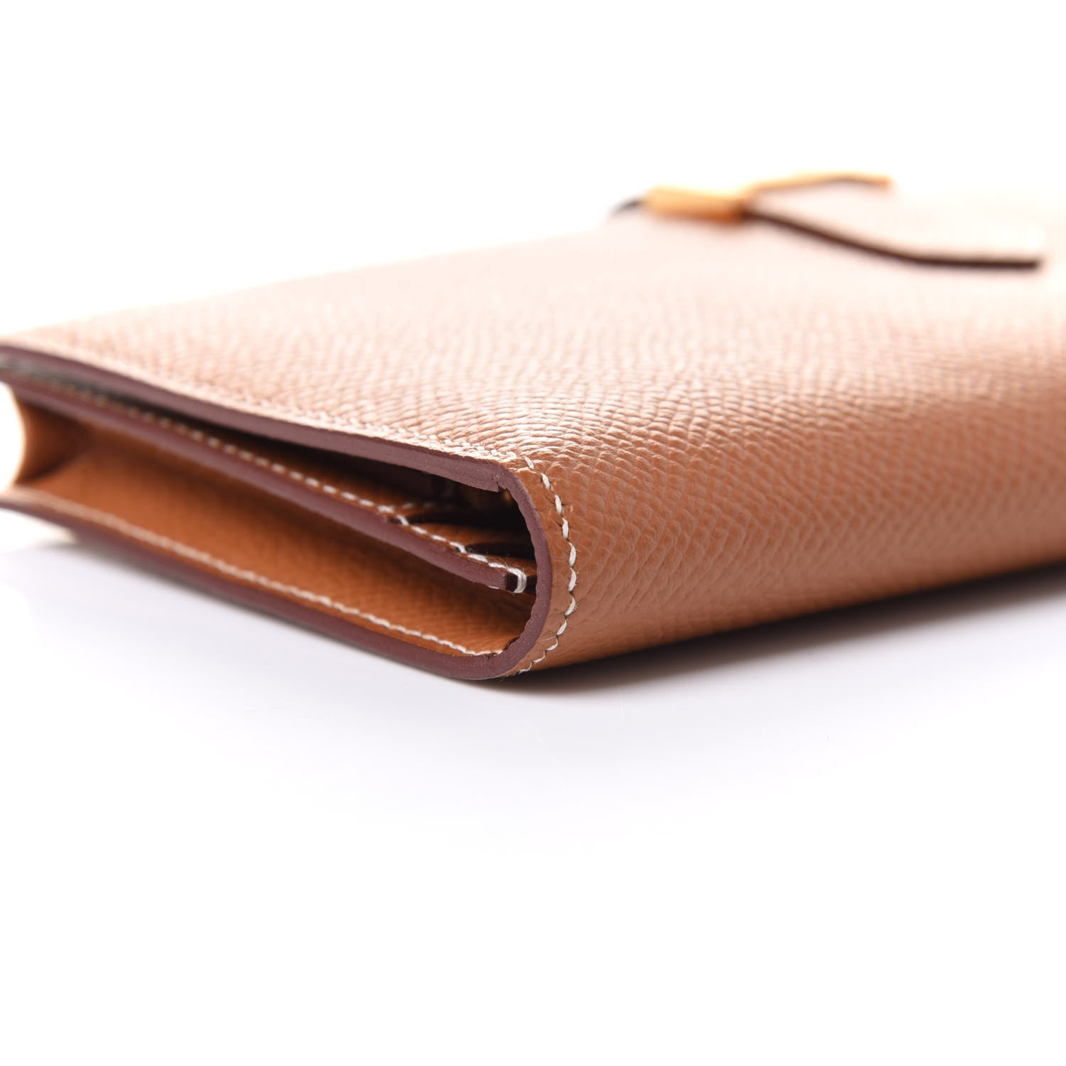 Hermes Epsom Bearn Gusset Wallet Gold 8 of 11