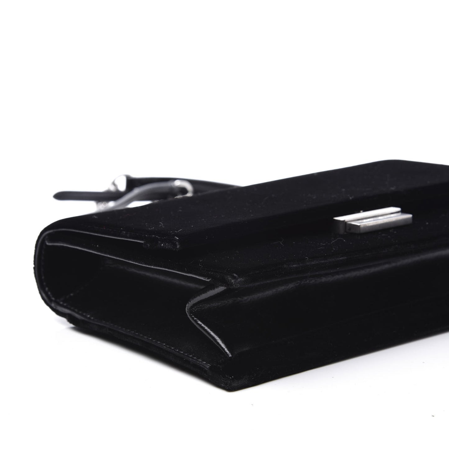 Velvet Chain Wallet Black