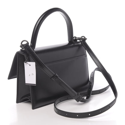 Balenciaga Box Calfskin Monochrome XS Sharp Top Handle Bag Black 3 of 9