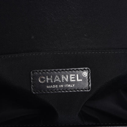 Chanel Lambskin Quilted Medium Boy Flap Black 6 of 8