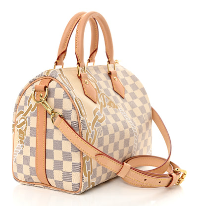 Louis Vuitton Damier Azur Nautical Speedy Bandouliere 25 3 of 9