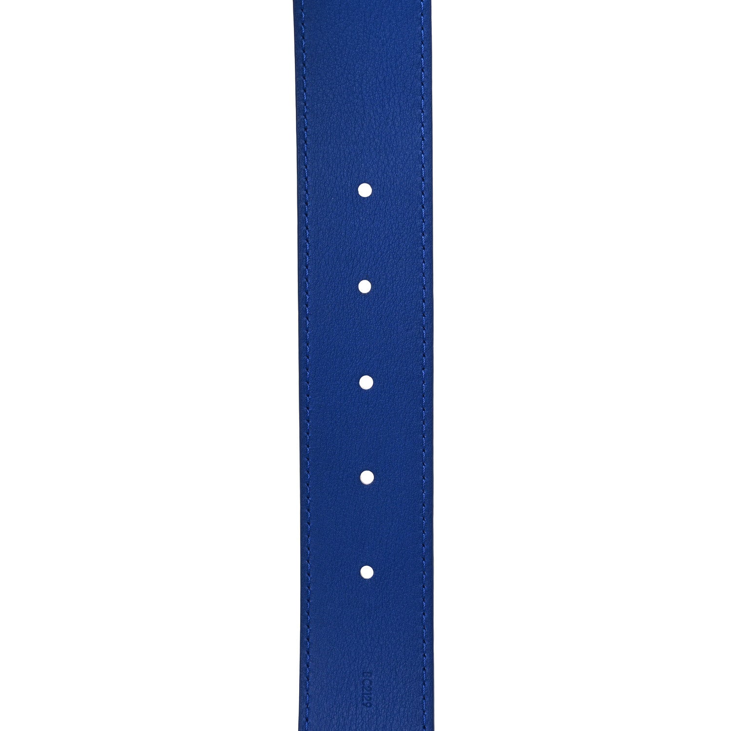 Louis Vuitton Ostrich 40MM Belt 95 38 Blue 6 of 8
