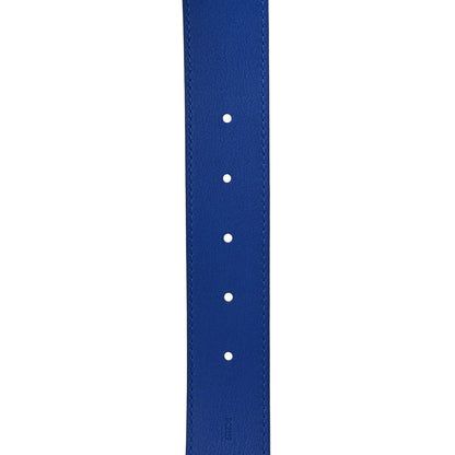Louis Vuitton Ostrich 40MM Belt 95 38 Blue 6 of 8