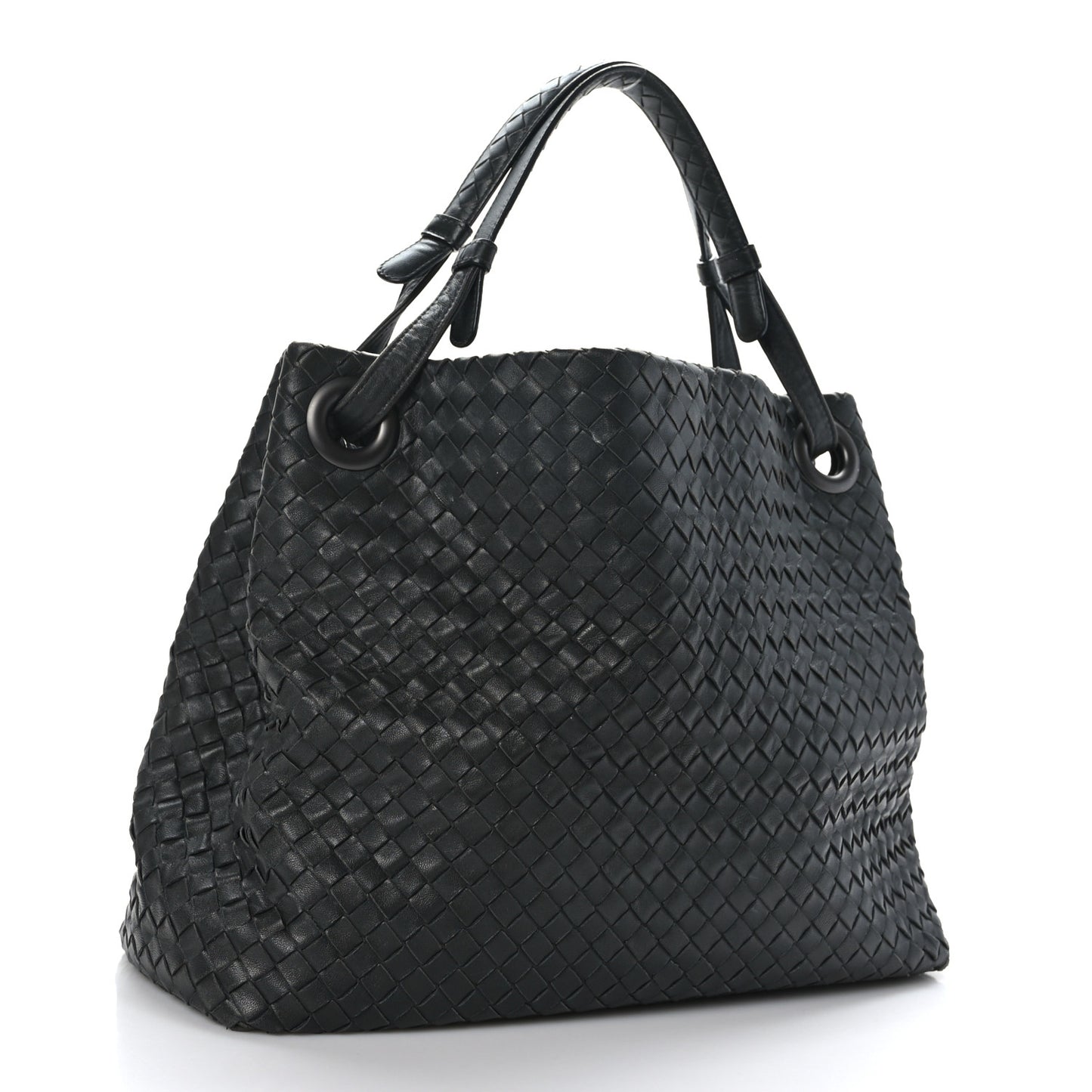 Nappa Intrecciato Bella Tote Grey