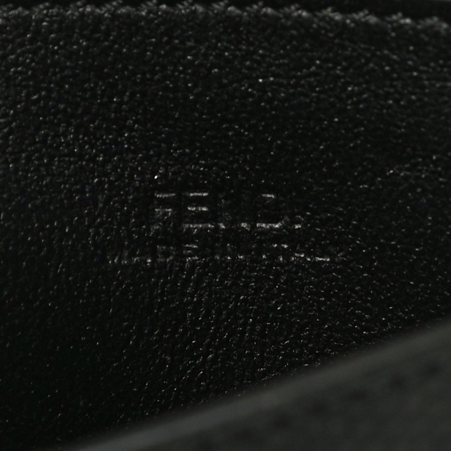 Vitello Cruise F is Fendi Geometric Flap Wallet on Chain Black