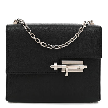 Hermes Chevre Mysore Mini Verrou Chaine Bag Black 1 of 11