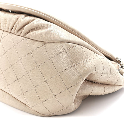 Chanel Caviar Half Moon Large Flap Beige 11 of 11