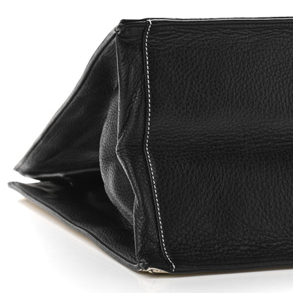 Saint Laurent Calfskin Walky Tote Black 8 of 11