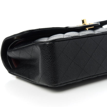 Chanel Caviar Quilted Small Double Flap Black 6 of 11