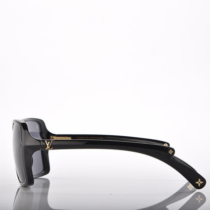 Louis Vuitton Flore Carre Sunglasses Z0287E Black 3 of 9