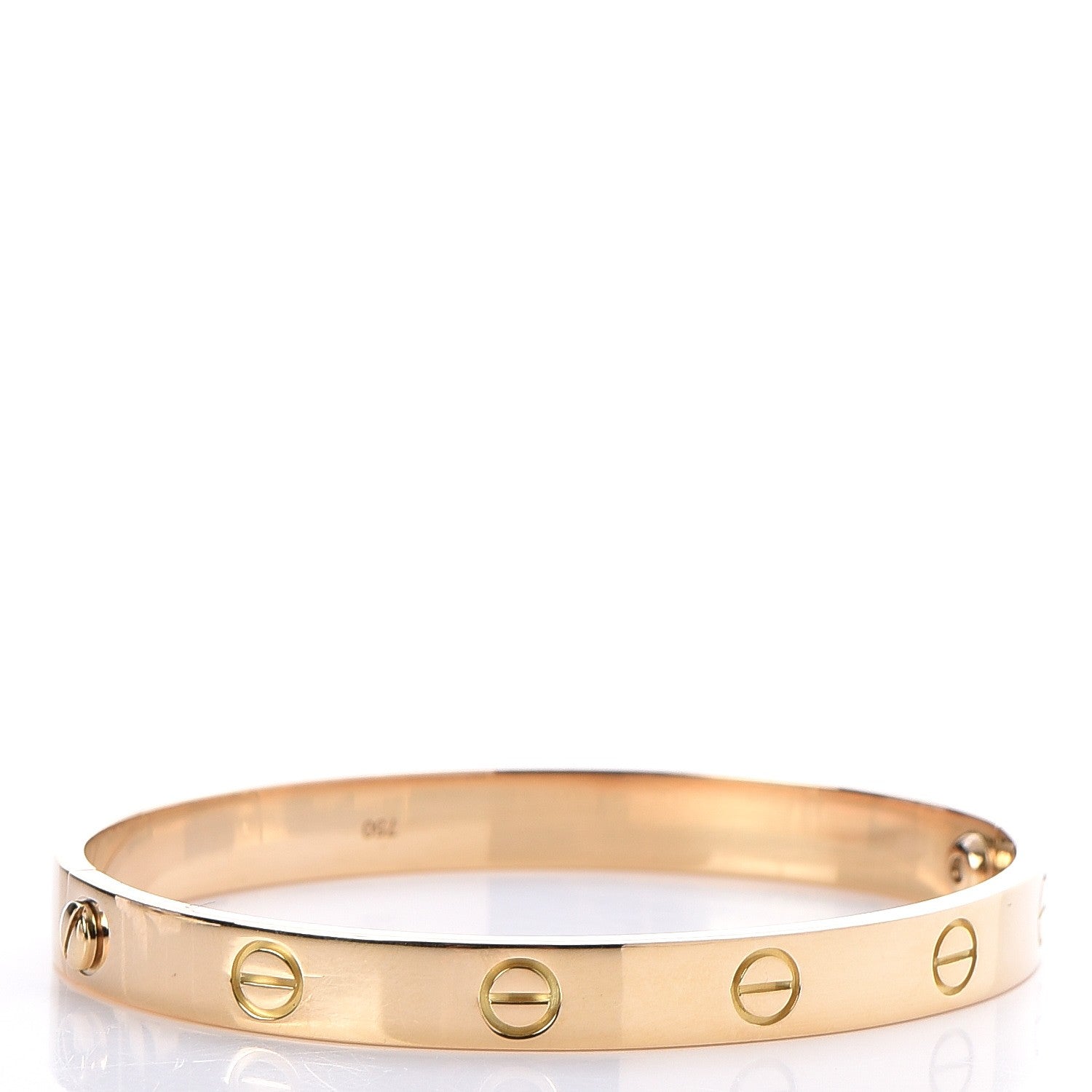 Cartier 18K Yellow Gold LOVE Bracelet 17 3 of 6