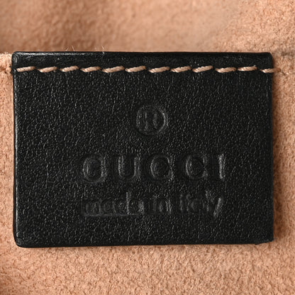Gucci Calfskin Matelasse Animal Studs Small GG Marmont Chain Shoulder Bag Black 6 of 10