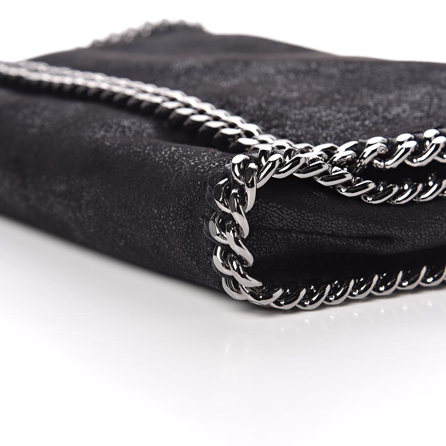 Stella McCartney Shaggy Deer Falabella Clutch Black 9 of 10