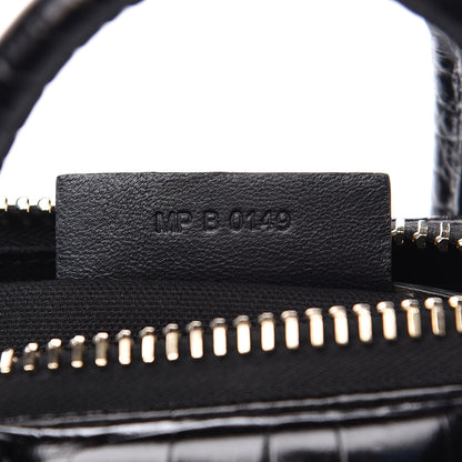 Givenchy Calfskin Crocodile Embossed Mini Antigona Black 6 of 9