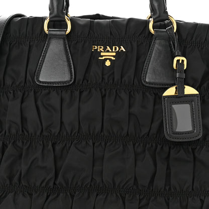 Prada Tessuto Nylon Gaufre Tote Black 8 of 12
