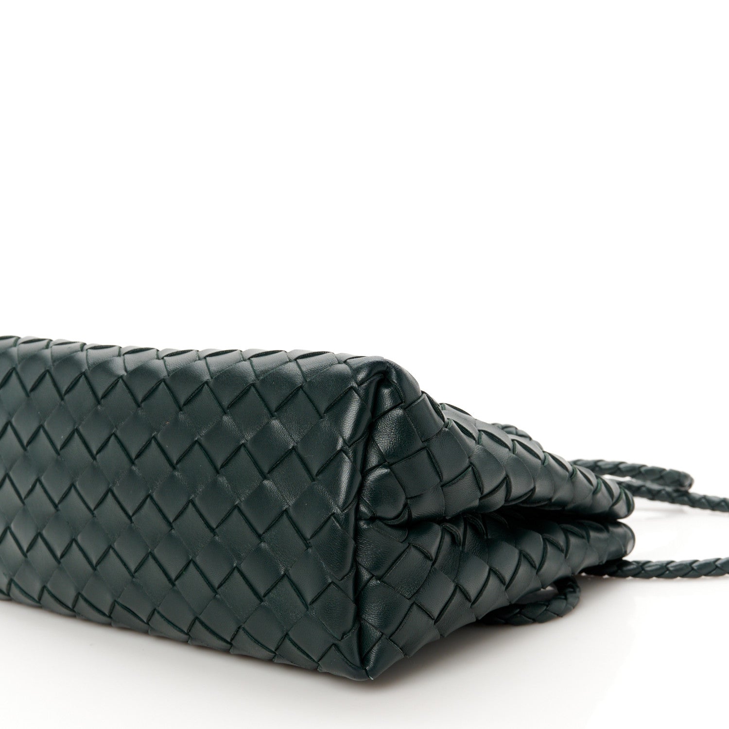 Bottega Veneta Nappa Intrecciato Small Andiamo Shoulder Bag Emerald Green 10 of 11