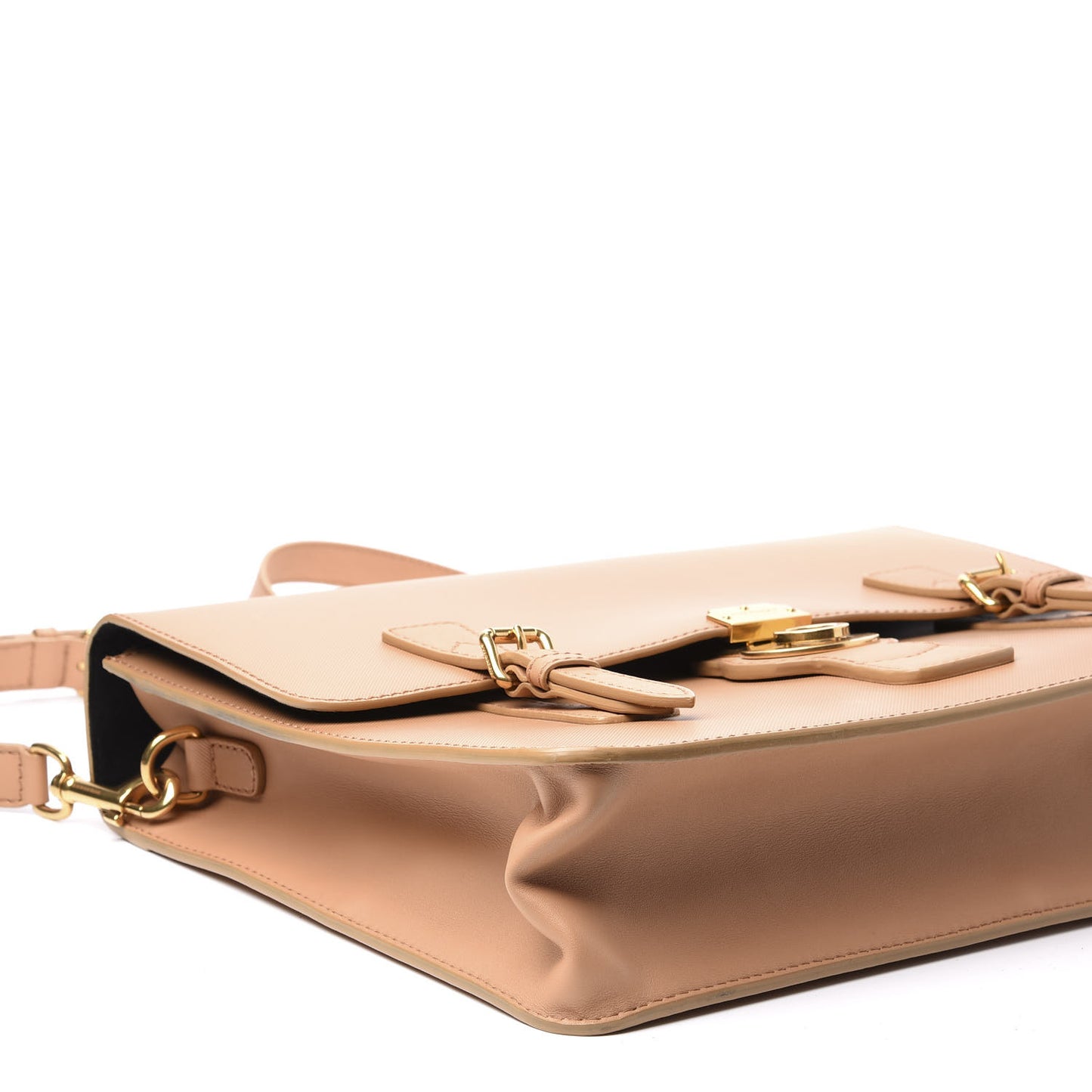 Trench Calfskin Medium DK88 Satchel Pale Clementine