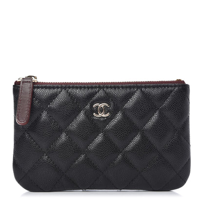 Chanel Caviar Quilted Small Cosmetic Case Black 1 of 11