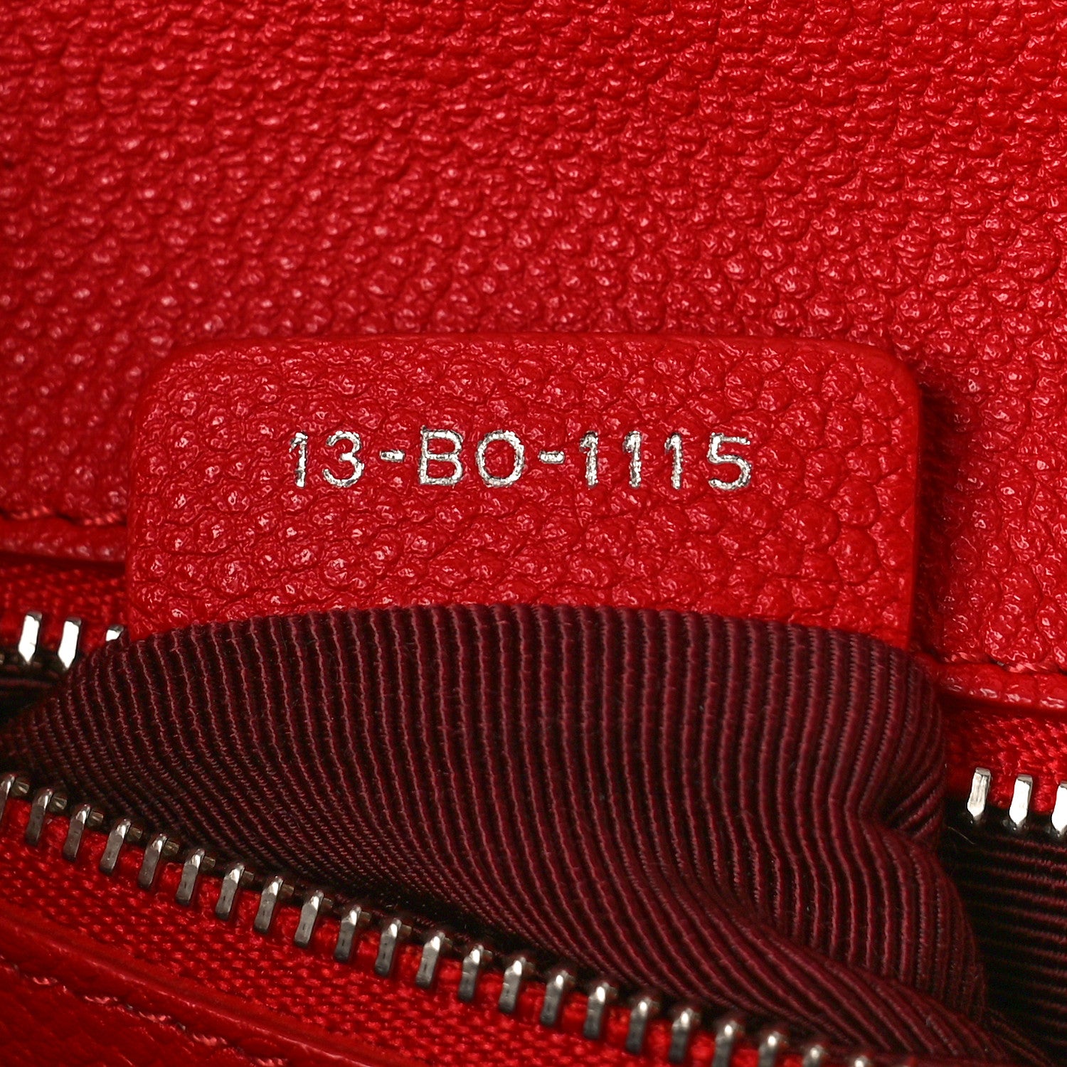 Christian Dior Grained Calfskin Small Diorama Flap Bag Red 7 of 13