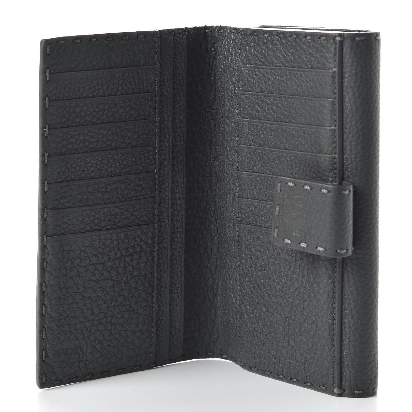 Cuoio Romano Selleria Peekaboo Continental Wallet Asfalto