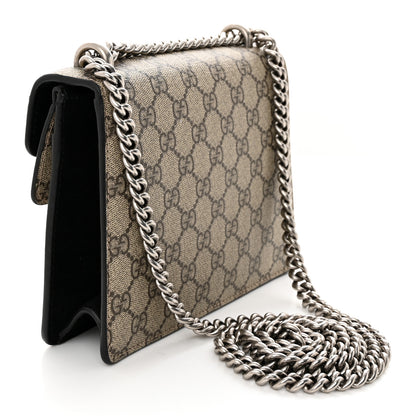Gucci GG Supreme Monogram Mini Dionysus Shoulder Bag Black 3 of 16